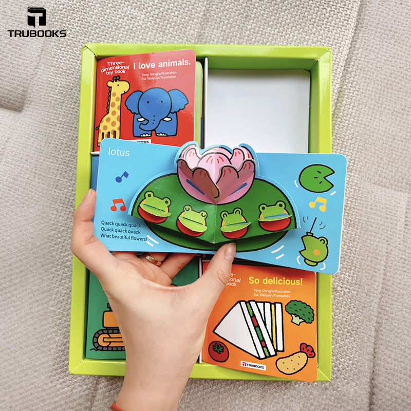 Three-dimensional toy book