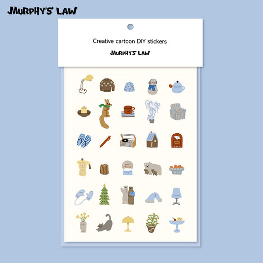 Creative cartoon DIY stickers