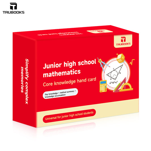 Core knowledge cards for junior high school mathematics