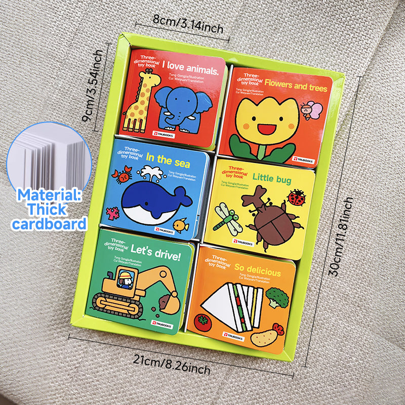 Three-dimensional toy book