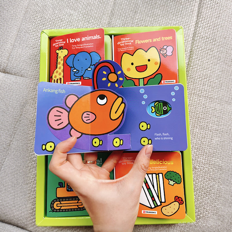 Three-dimensional toy book