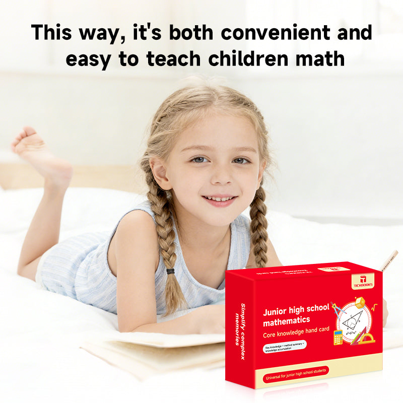 Core knowledge cards for junior high school mathematics