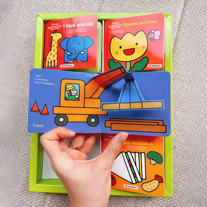 Three-dimensional toy book