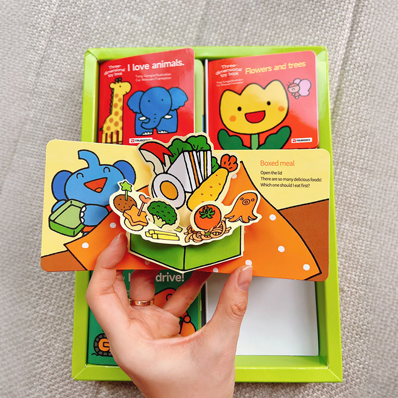 Three-dimensional toy book